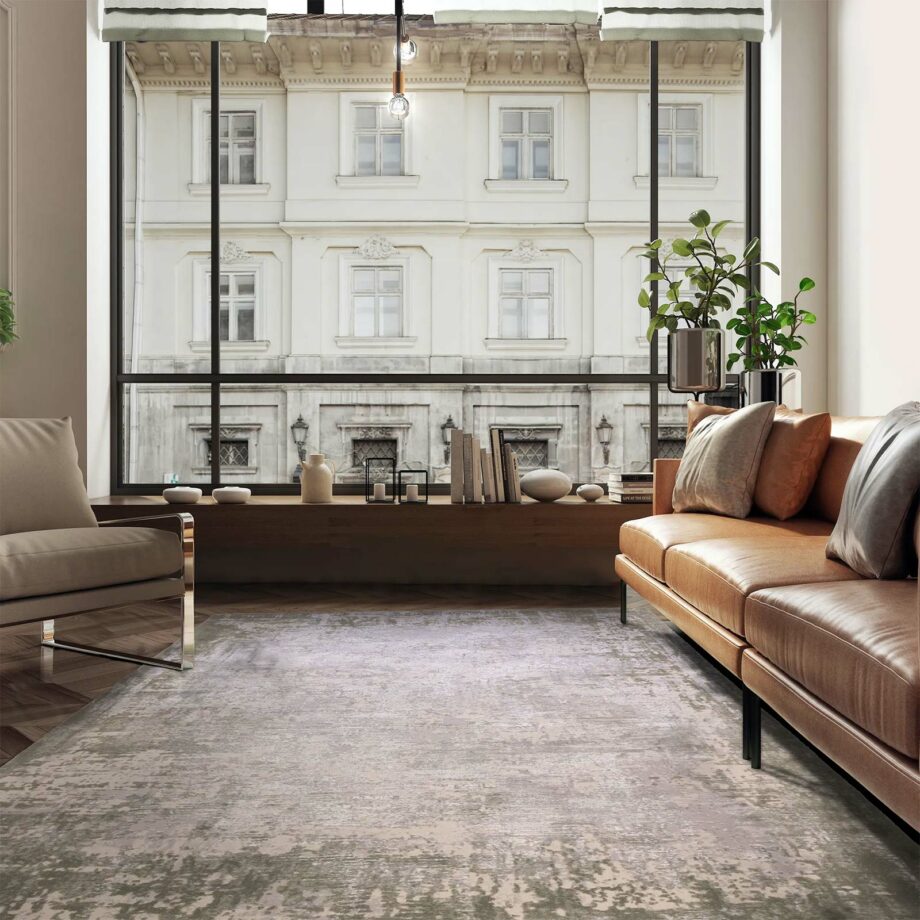 Asiatic Kuza border green ls sq