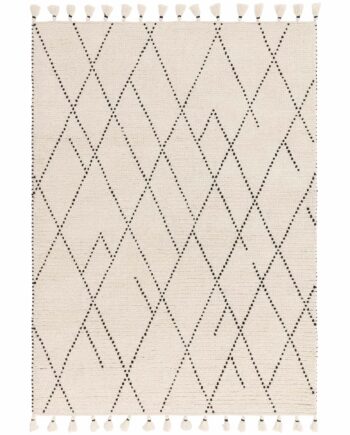 Asiatic Nepal black cream linear rug