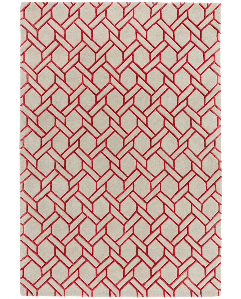 Asiatic Nexus fine lines silver red