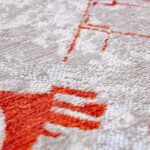 Louis De Poortere rug Cities Amsterdam 9323 Orange Cut zoom 1