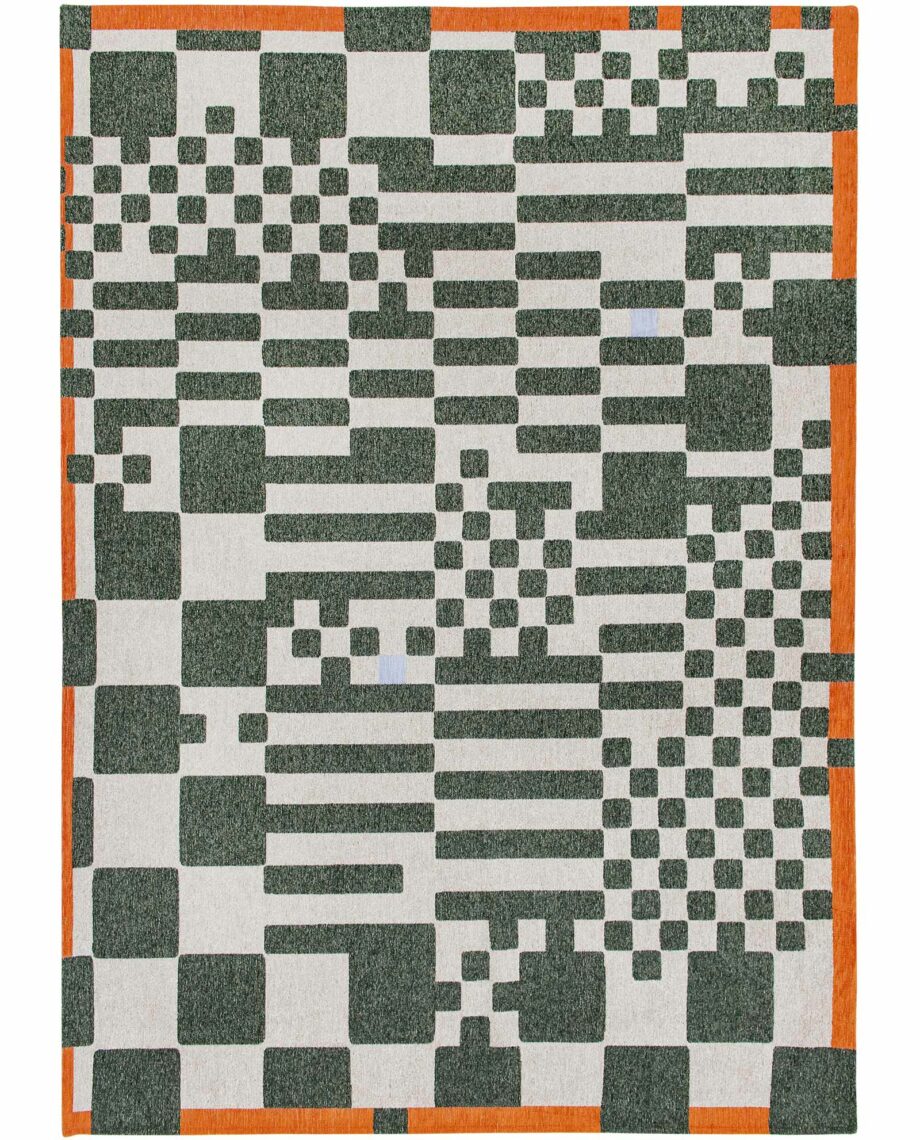 Louis De Poortere rug Craft Chess 9339 Deep Green