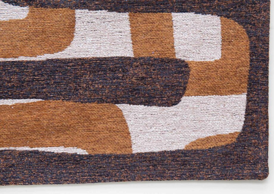 Louis De Poortere rug Craft Kuba 9335 Bison corner