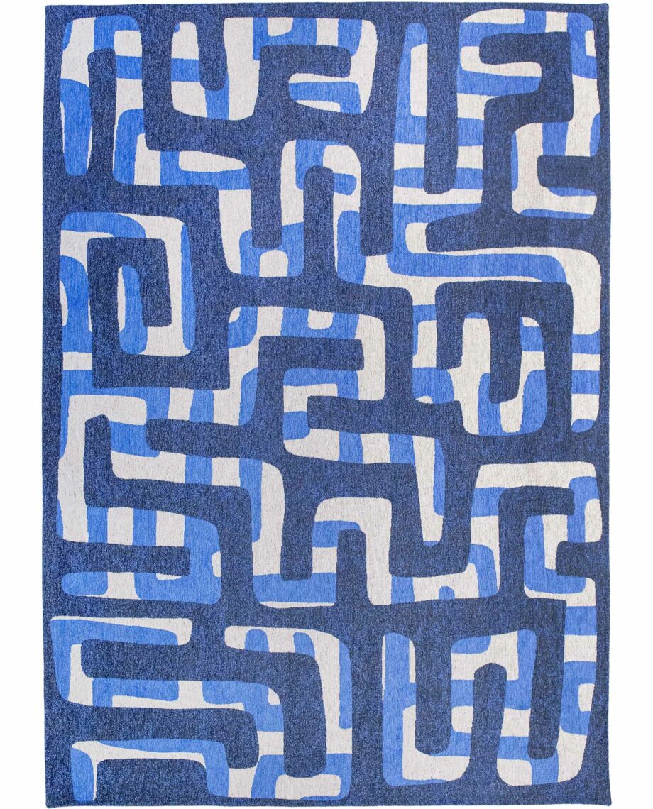 Louis De Poortere rug Craft Kuba 9336 Ultramarine