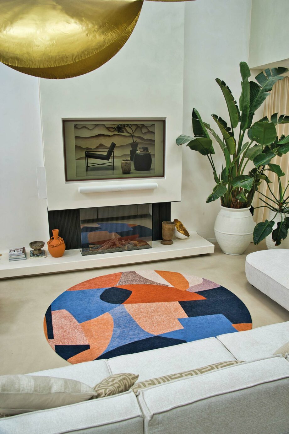 Louis De Poortere rug Gallery Shapes 9368 Carpe Diem interior 1