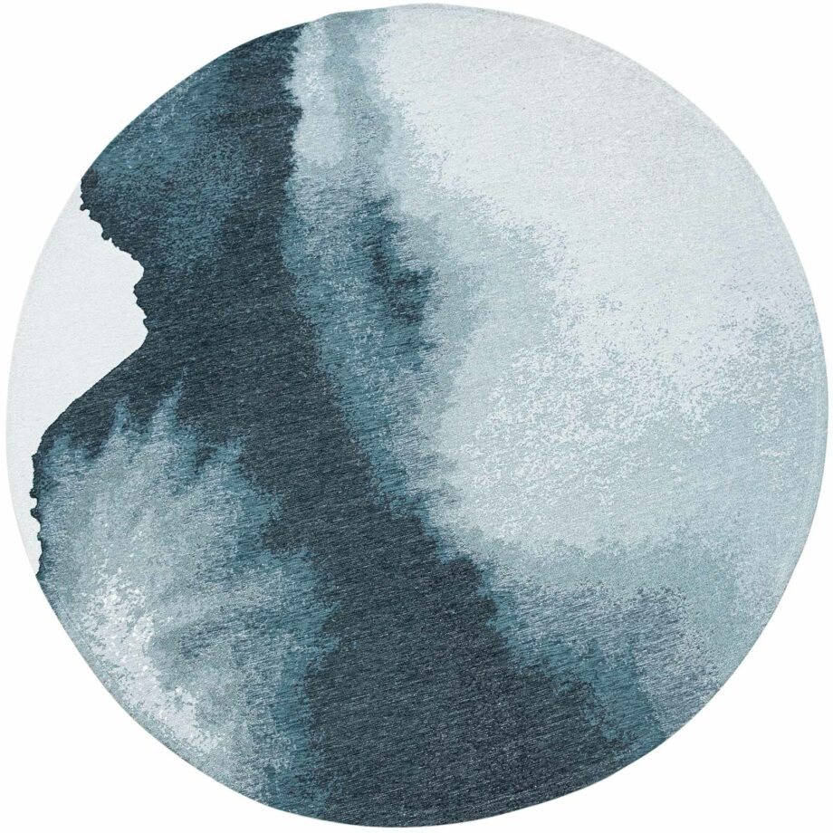 Louis De Poortere rug Meditation Lagoon 9332 Inkjet round