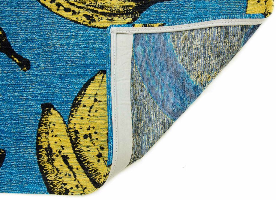 Louis De Poortere rug Pop 9394 California Blue back