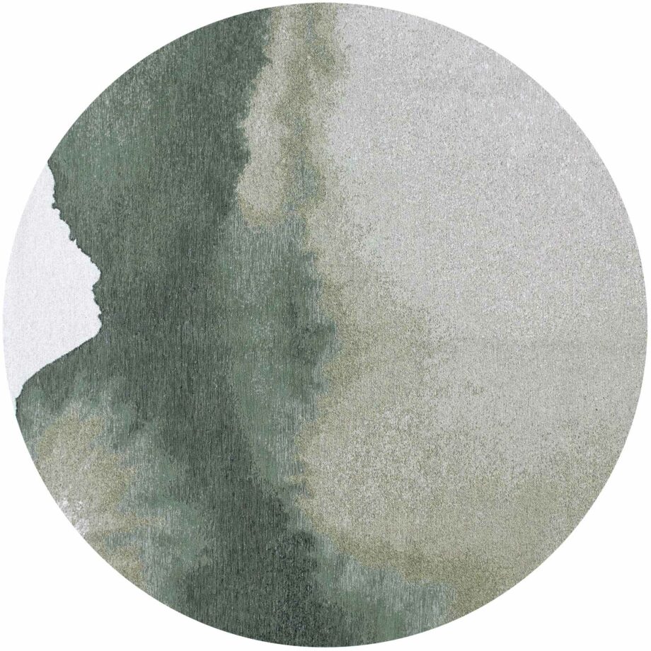Louis De Poortere Meditation Lagoon 9331 Palm Green round