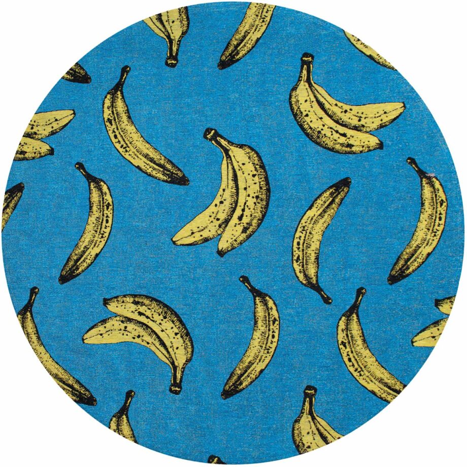 Louis De Poortere Pop 9394 California Blue round