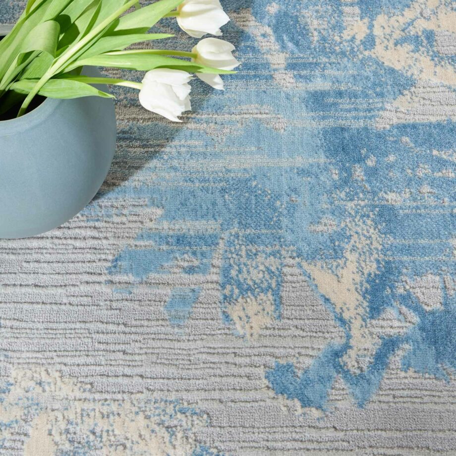 Calvin Klein rug Enchanting CK005 ECH01 GYSKY GREY SKY 5x7 099446869715 interior 2