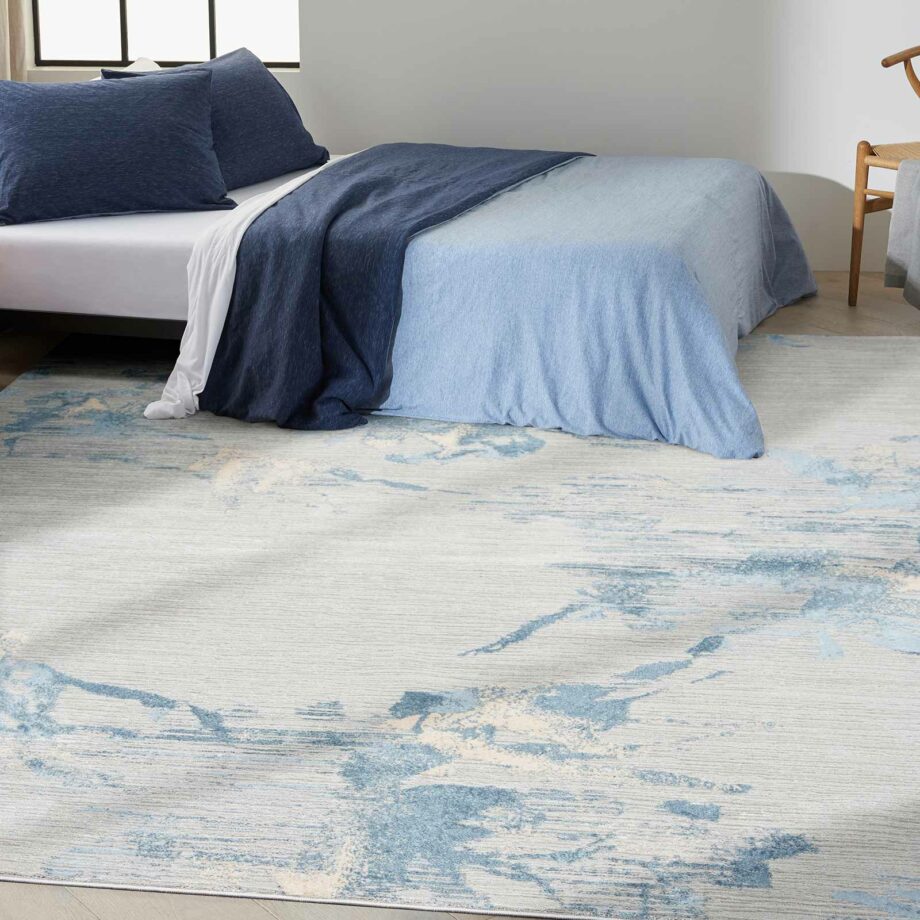 Calvin Klein rug Enchanting CK005 ECH01 GYSKY GREY SKY 8x10 099446869722 interior 1