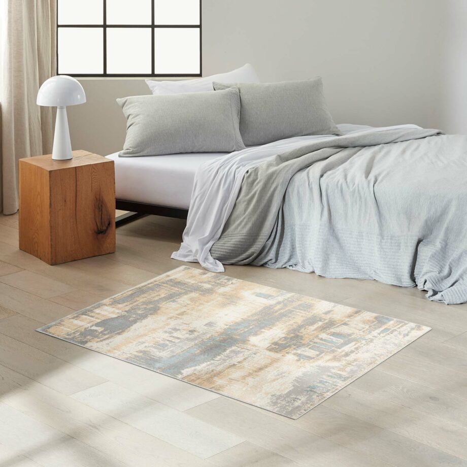 Calvin Klein rug Enchanting CK005 ECH02 IVSEA IVORY SEAGLASS 3x5 099446869753 interior 1