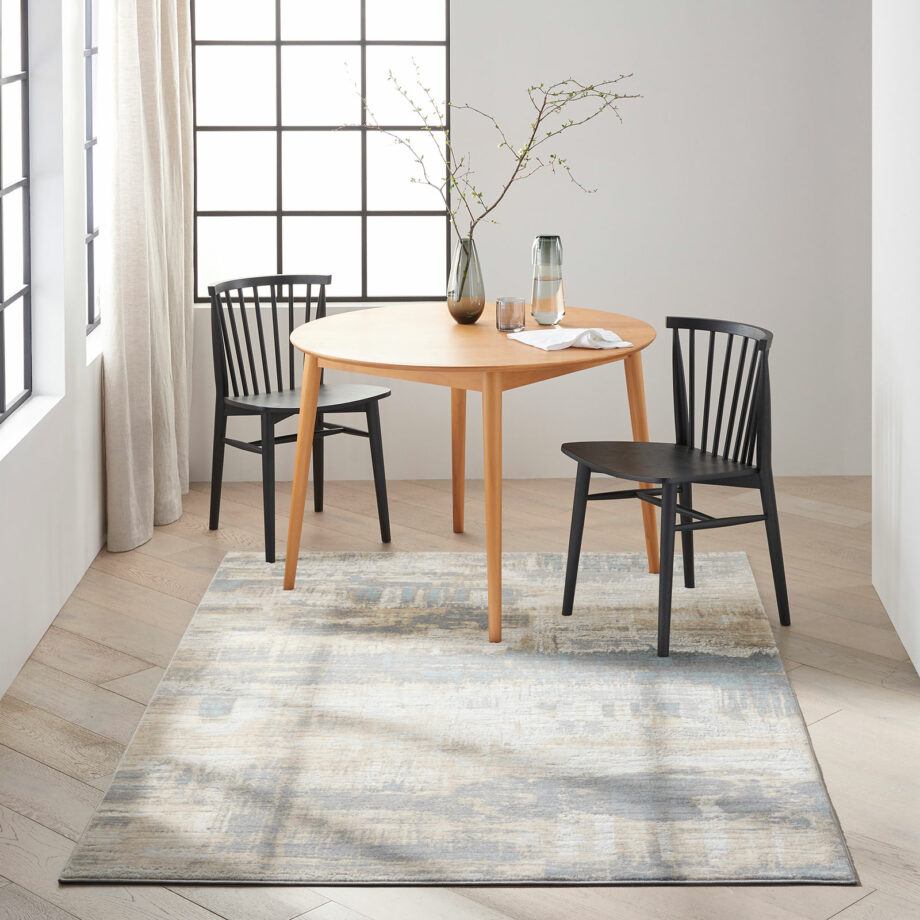 Calvin Klein rug Enchanting CK005 ECH02 IVSEA IVORY SEAGLASS 5X7 099446869777 interior 3