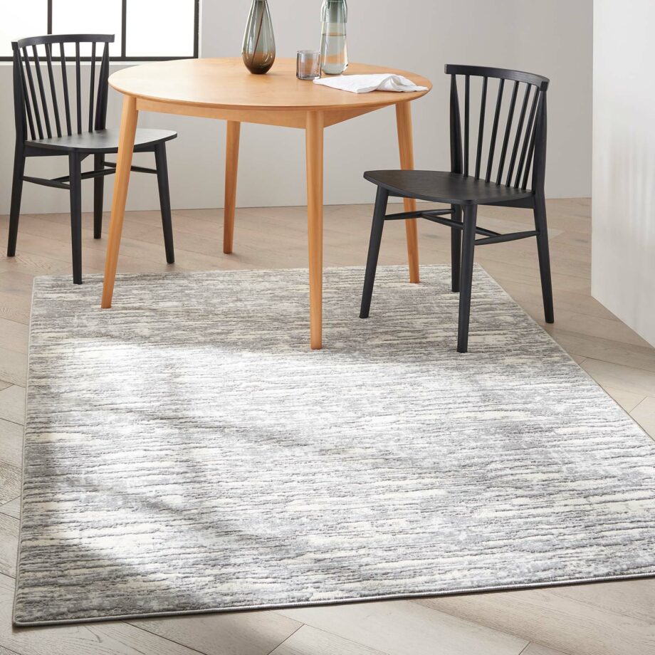 Calvin Klein rug Enchanting CK005 ECH03 GYBGE GREY BEIGE 5x7 099446869876 interior 1