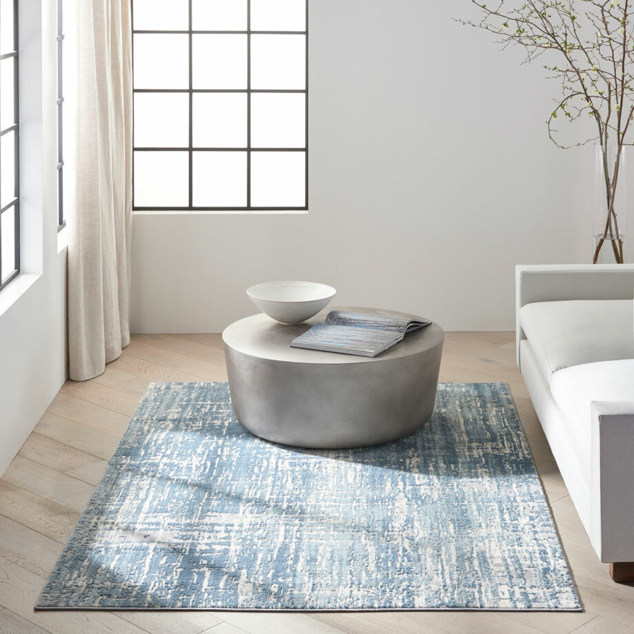 Calvin Klein rug Enchanting CK005 ECH04 SEAIV SEAGLASS IVORY 5X7 099446869913 interior 3