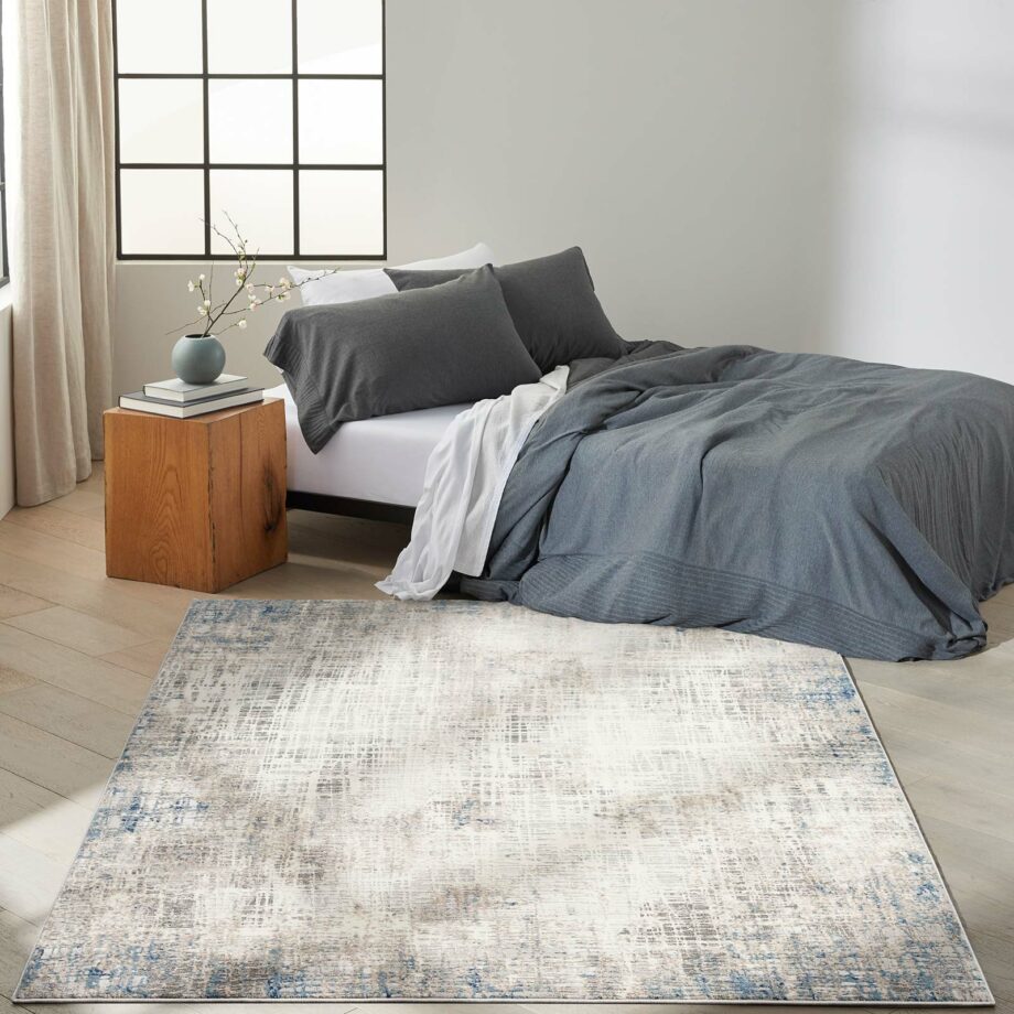 Calvin Klein rug Infinity CK022 IFN01 BLMTC BLUE MULTICOLOR 5x7 099446079008 interior 3
