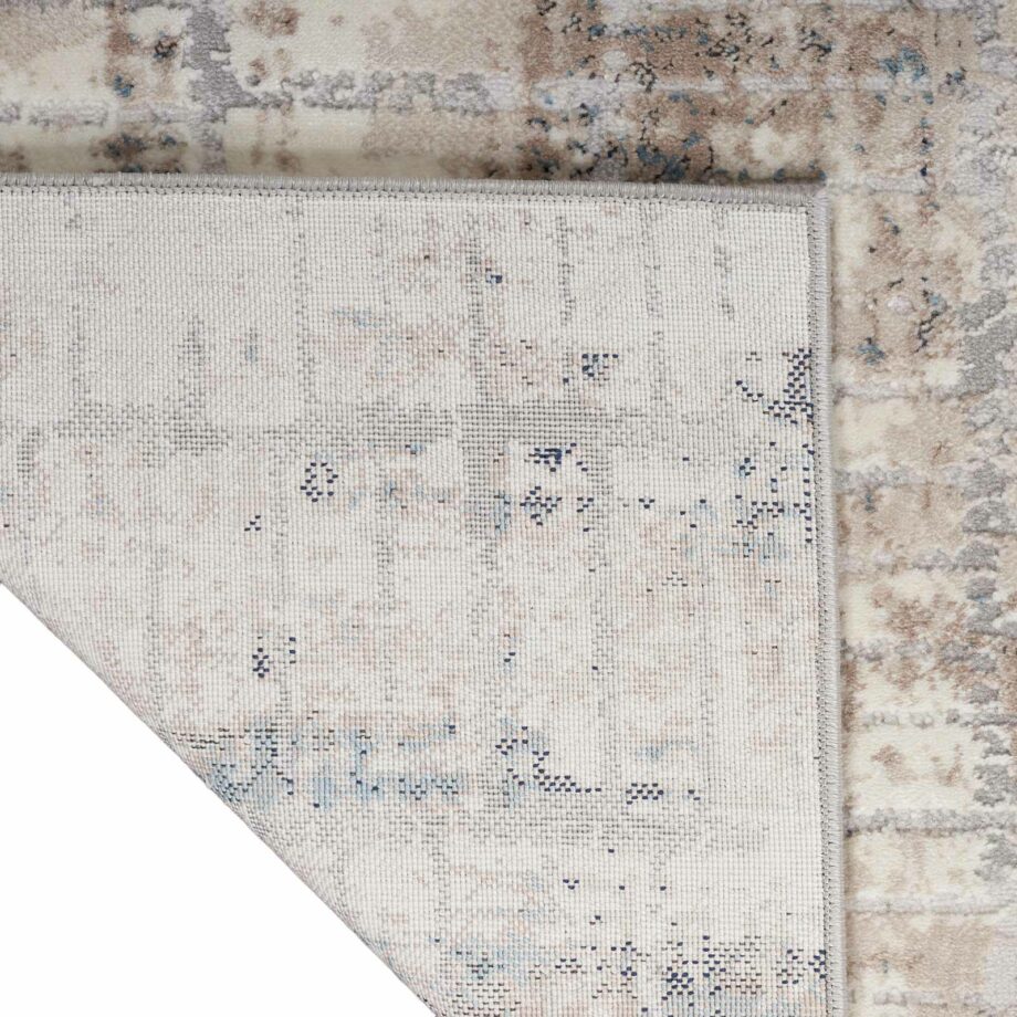 Calvin Klein rug Infinity CK022 IFN02 IVGBL IVORY GREY BLUE 5x7 099446079114 CRB