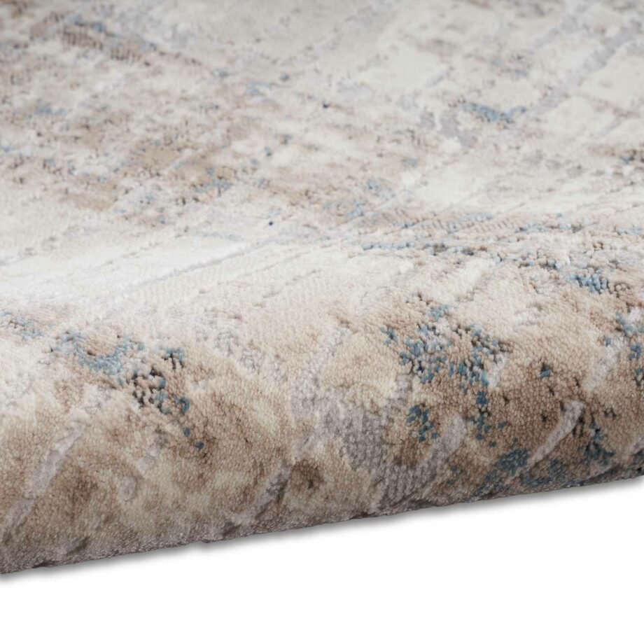 Calvin Klein rug Infinity CK022 IFN02 IVGBL IVORY GREY BLUE 5x7 099446079114 TX01