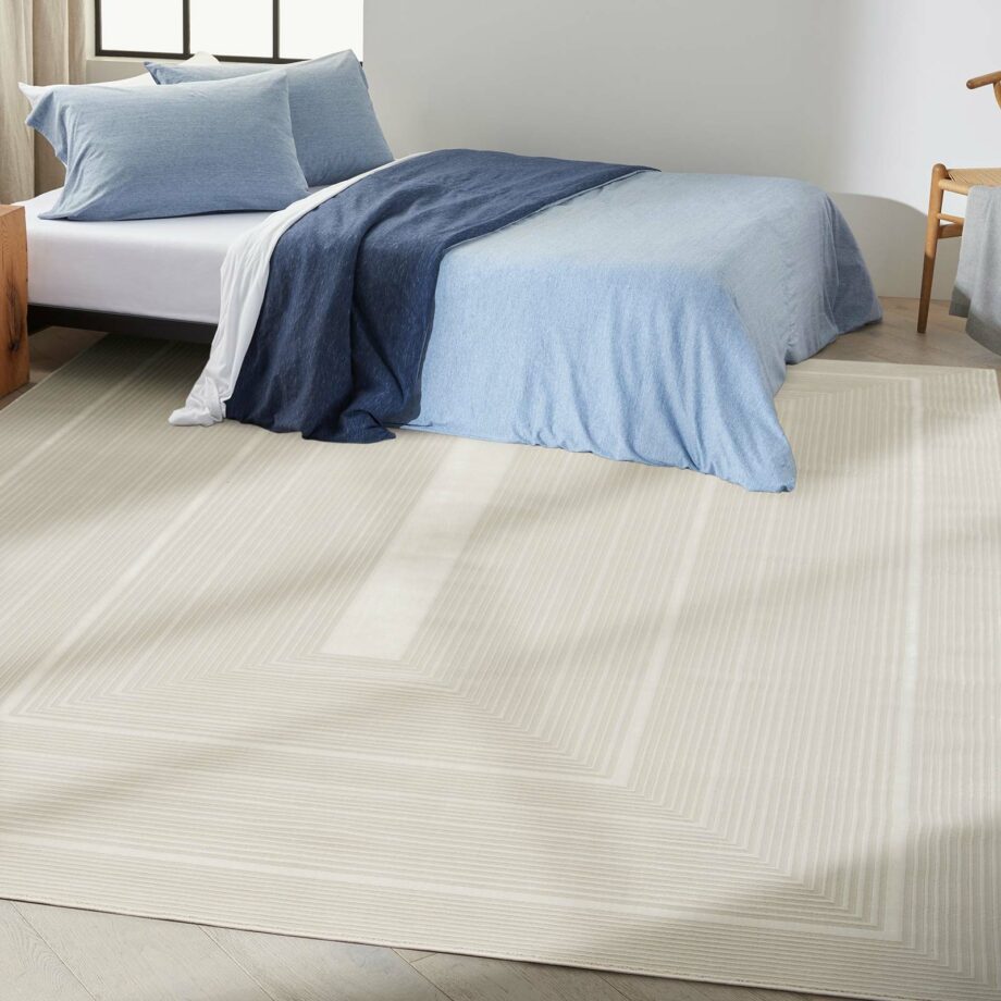 Calvin Klein rug Irradiant CK024 IRR02 IVORY 9x12 099446129604 interior 1