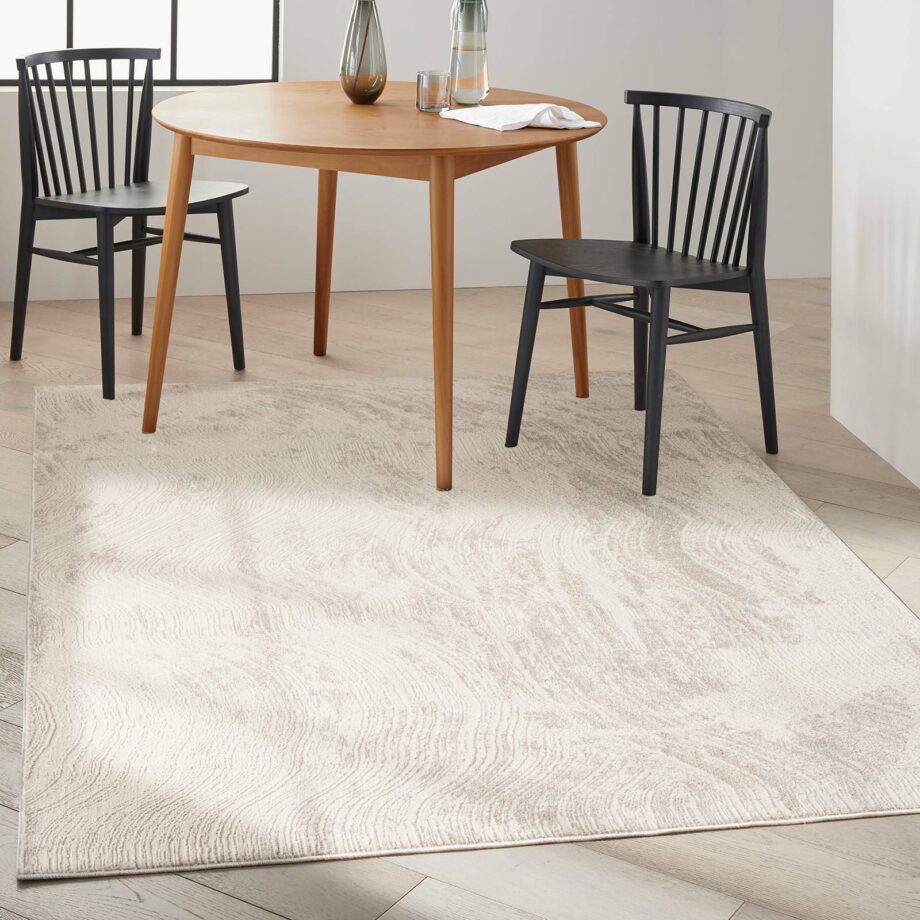Calvin Klein rug Irradiant CK024 IRR04 SILGY SILVER GREY 5X7 099446129796 interior 1