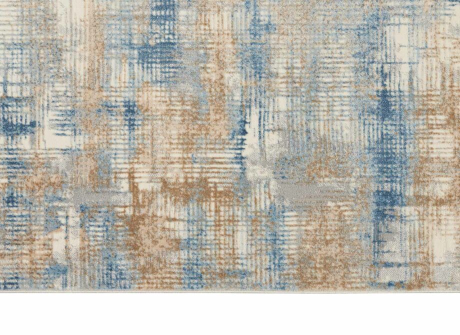 Calvin Klein rug Rush CK950 CK951 BLBGE BLUE BEIGE 5X7 099446756633 ALT2 C
