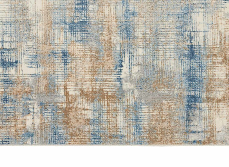 Calvin Klein rug Rush CK950 CK951 BLBGE BLUE BEIGE 5X7 099446756633 ALT2 C