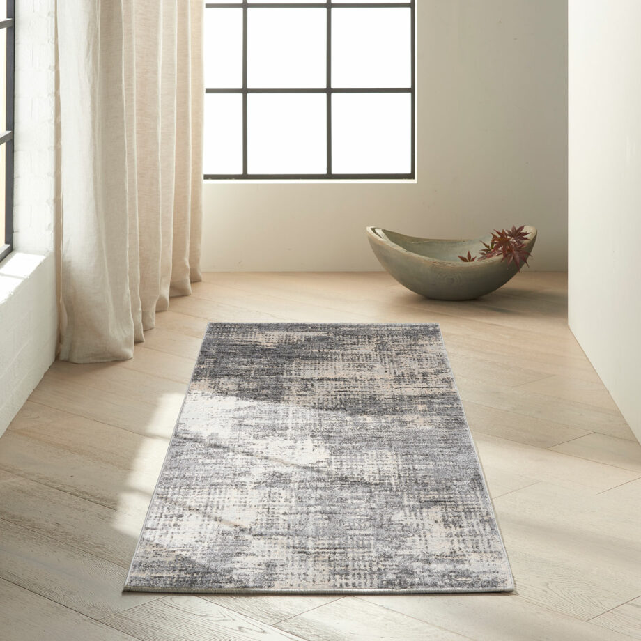 Calvin Klein rug Rush CK950 CK953 GRYBG GREY BEIGE 2x7 099446801142 interior