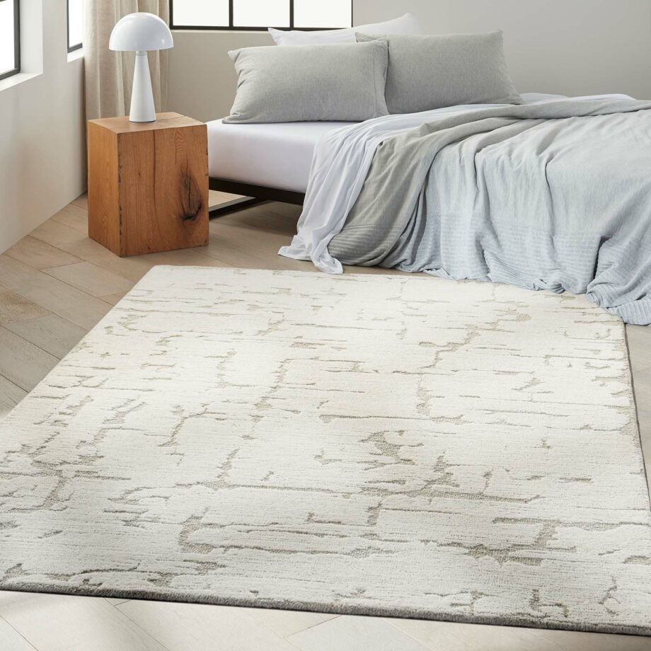 Calvin Klein rug Sculptural CK009 SCL01 IVORY 5X7 099446876904 interior 1