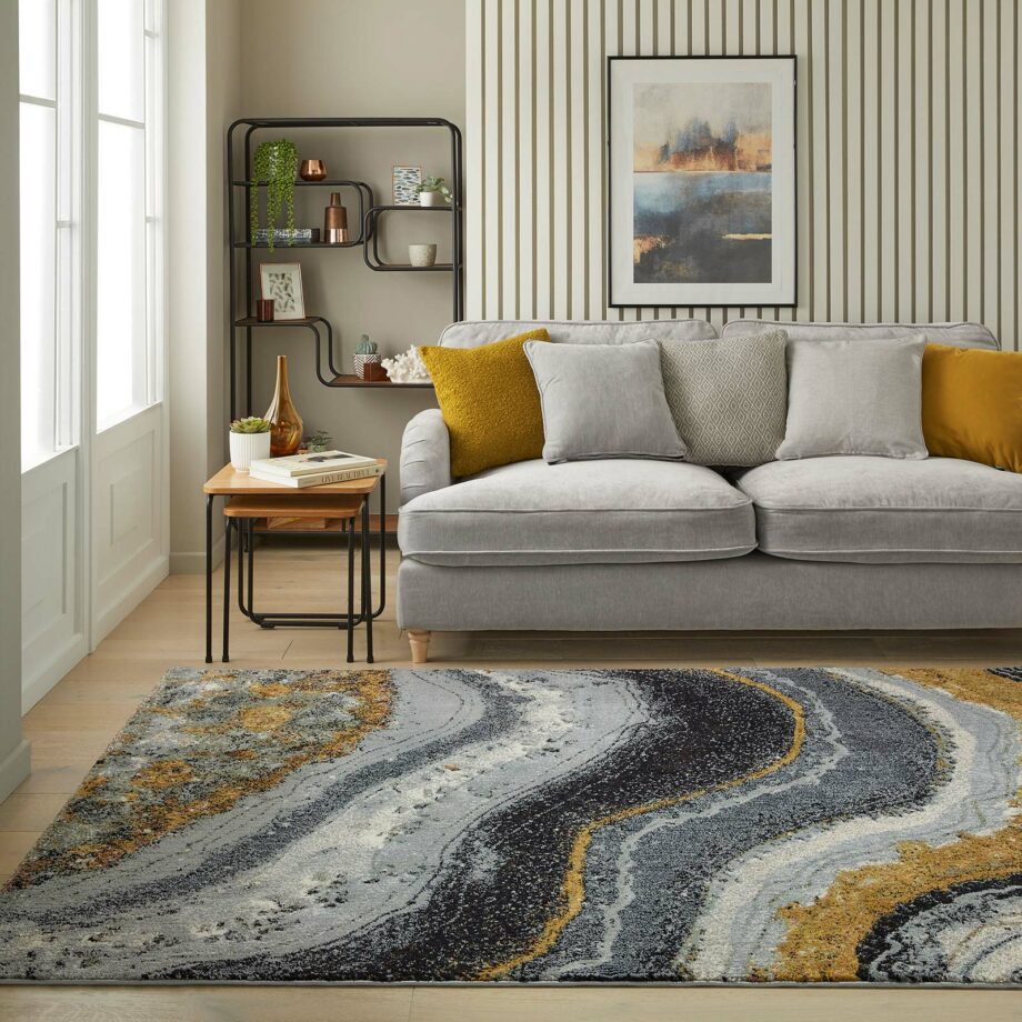 Concept Looms rug Amara AMA103 GREY BLUE BRONZE 220x160 0639059104157 5