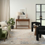 Nourison rug Abstract Hues ABH01 BGEGY BEIGE GREY 5X8 099446905956 interior 3