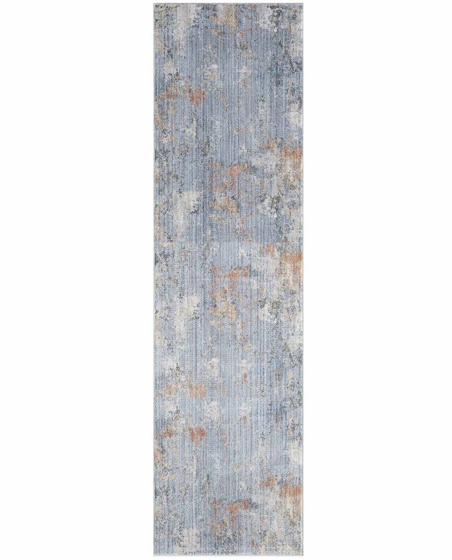 Nourison rug Abstract Hues ABH01 GRYBL GREY BLUE 2x8 099446905994