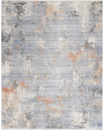 Nourison rug Abstract Hues ABH01 GRYBL GREY BLUE 5X8 099446906021