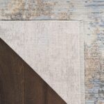 Nourison rug Abstract Hues ABH01 GRYBL GREY BLUE 5X8 099446906021 CRB