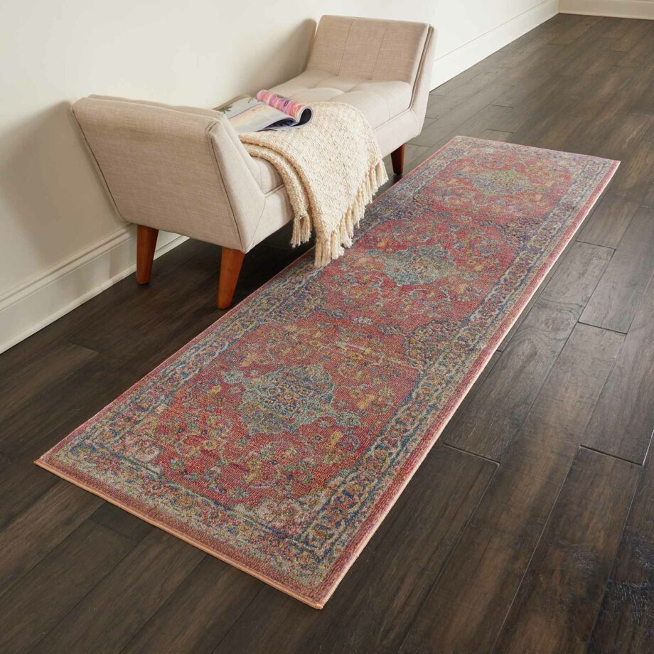 Nourison rug Ankara Global ANR01 MULTI 2x6 099446456298 interior 1