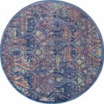 Nourison rug Ankara Global ANR08 NVMTC 4xRND 099446457455 flat C