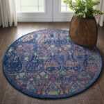Nourison rug Ankara Global ANR08 NVMTC 4xRND 099446457455 interior 1 C