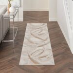 Nourison rug Brush Strokes BSK01 BGEGY BEIGE GREY 2x8 099446898937 interior 1