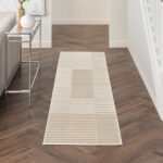 Nourison rug Brush Strokes BSK04 BGESV BEIGE SILVER 2x8 099446899132 interior 1