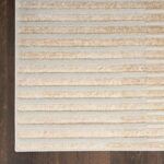 Nourison rug Brush Strokes BSK04 BGESV BEIGE SILVER 5x7 099446899149 CR