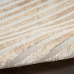 Nourison rug Brush Strokes BSK04 BGESV BEIGE SILVER 5x7 099446899149 TX01