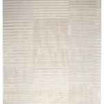 Nourison rug Brush Strokes BSK04 BGESV BEIGE SILVER 8x10 099446899156