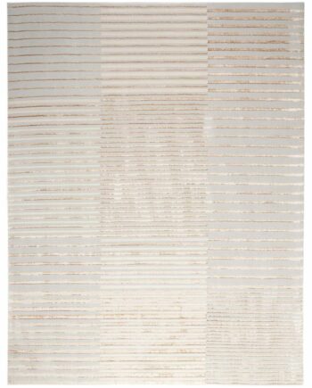 Nourison rug Brush Strokes BSK04 BGESV BEIGE SILVER 8x10 099446899156