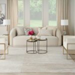 Nourison rug Brush Strokes BSK04 BGESV BEIGE SILVER 8x10 099446899156 interior 3