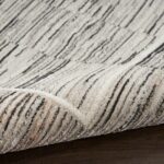 Nourison rug Desire DSR02 CHAGY CHARCOAL GREY 5X7 099446128874 TX01