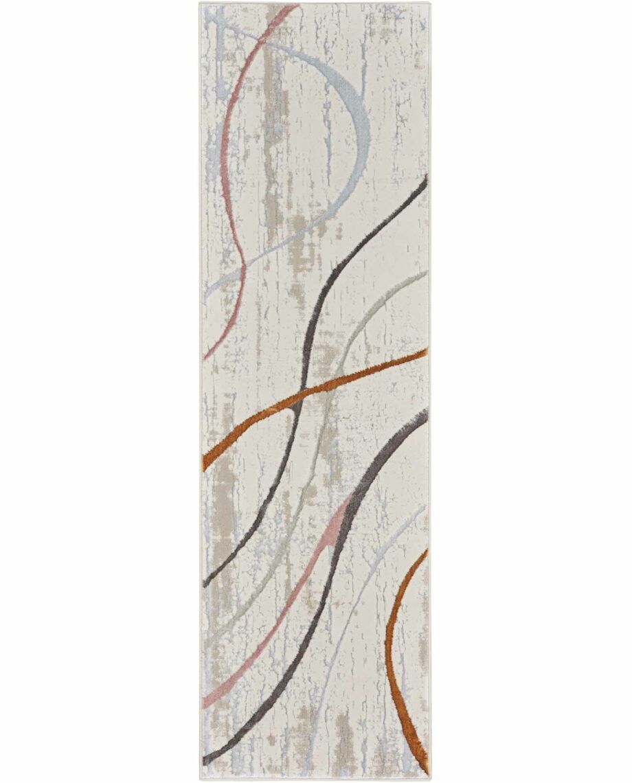 Nourison rug Glitz GLZ01 IVMTC IVORY MULTICOLOR 2x8 099446132048