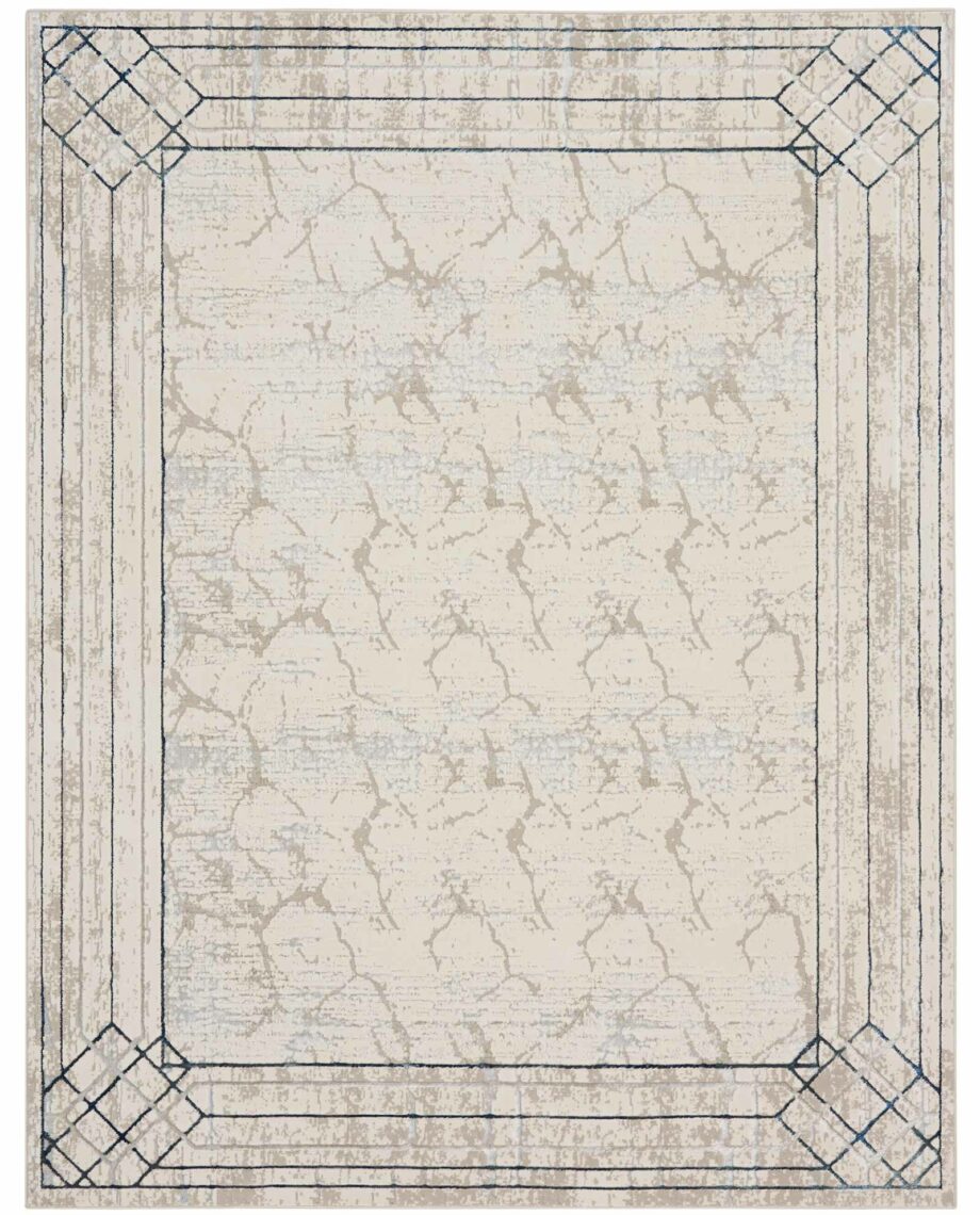 Nourison rug Glitz GLZ03 IVTAU IVORY TAUPE 8x10 099446134295