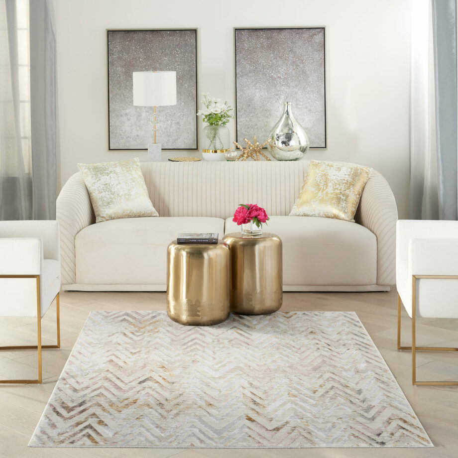 Nourison rug Glitz GLZ05 MULTI MULTICOLOR 5X7 099446134523 interior 1