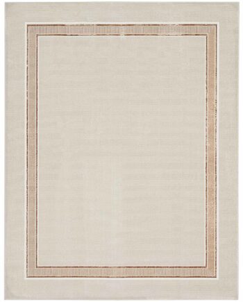 Nourison rug Glitz GLZ08 IVCRM IVORY CREAM 8x10 099446134707