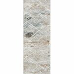 Nourison rug Glitz GLZ11 GRYMT GREY MULTICOLOR 2x8 099446912039
