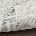 Nourison rug Glitz GLZ11 GRYMT GREY MULTICOLOR 5x7 099446912022 TX01