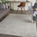 Nourison rug Infinite IFT01 LTGRY LIGHT GREY 5x8 099446805072 interior 1